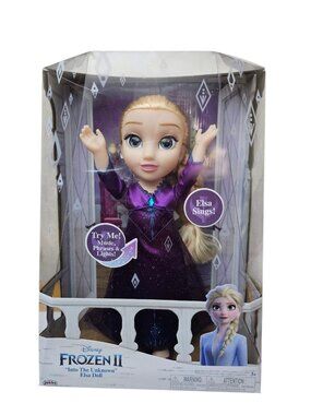 Jakks Disney Frozen 2 Elsa Musical Doll Sings 14 Phrases New Toy In Box